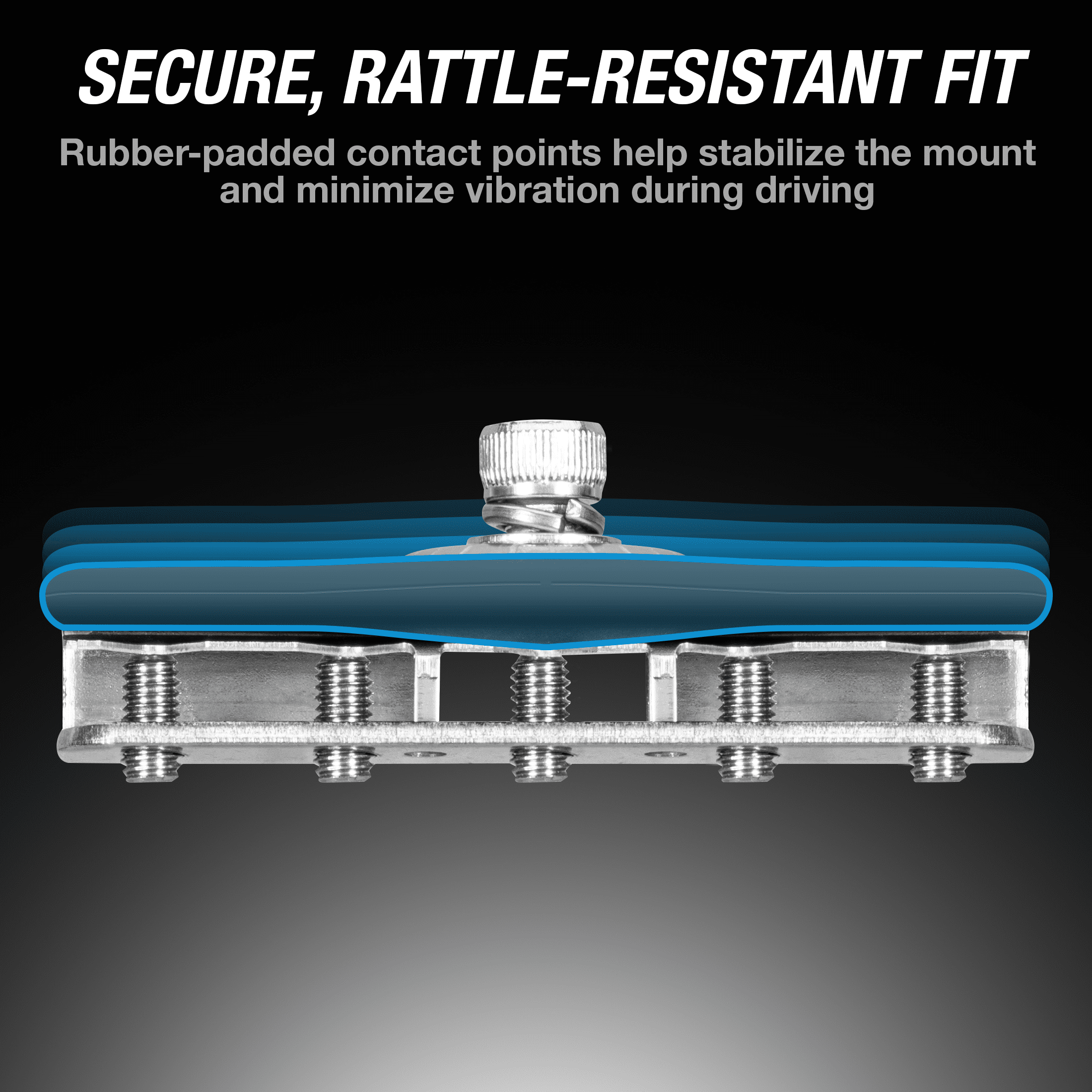 TYPE S Universal Light Bar Hood Mount Kit, Clamp-On No-Drill Brackets, Silver, 2-Pack