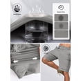 thumbnail image 3 of Shorts cargo de senderismo para hombre FREE SOLDIER de secado rápido gris, 3 of 8