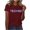 *Wine, variant on VBVC Women's TECHNO Short Sleeve Tee,Ladies Lightweight T-Shirt,Summer Casual Daily Top For Women,Blue,Size XXXL