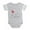 Heather Gray, variant on CafePress - Ladybug Celia - Cute Infant Baby Football Bodysuit