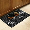 thumbnail image 3 of Dog Food Mat, Dog Mat for Food and Water, Pet Dog Cat Bowl Mat, No-Slip Absorbent Water Feeding Mat with Coffee House Chalkboard,17inx30in, 3 of 7