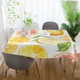 thumbnail image 3 of Yayeee Tablecloths 60" x 120" Rectangle Wrinkle Resistant Party Table Cover, Candy Lemon, 3 of 8