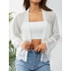 thumbnail image 2 of Txlixc - Blusa floral de encaje frontal abierto de manga larga para mujer primavera verano Txlixc  Moda, 2 of 9