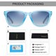thumbnail image 5 of Gafas de Sol Polarizadas UV400 Dollger Clásicas Retro Azul/Negro, 5 of 6