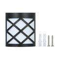 thumbnail image 2 of Luz de pared con energía solar Valla Lámpara decorativa Control de iluminación del anochecer al amanecer yeacher Luz solar de pared, 2 of 7