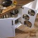 thumbnail image 4 of de 6 pares de soportes de tapa ajustables para puerta de gabinete, organizador de tapa de olla ajustable, 4 of 5
