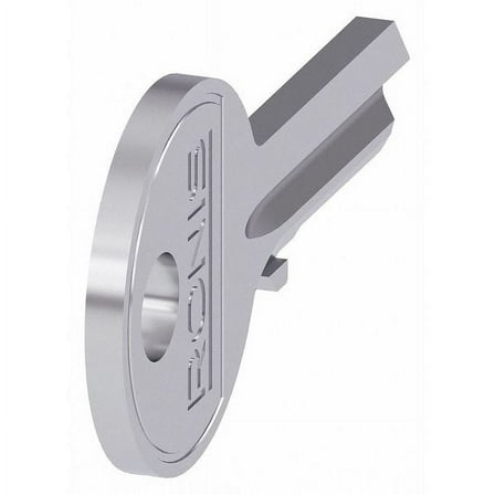 Siemens Selector Switch Key, Silver, Metal 3SU1950-0FB80-0AA0