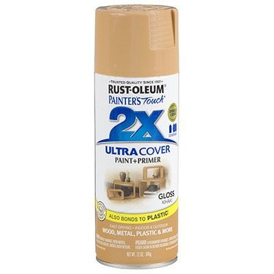Khaki Gloss Painter's Touch 2X Ultra Cover Spray Paint [Set of 6]