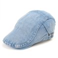 thumbnail image 1 of Gorra plana de mezclilla azul claro unisex ajustable de 58 cm, 1 of 1
