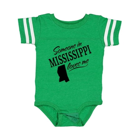 

Inktastic Someone in Mississippi Loves Me Gift Baby Boy or Baby Girl Bodysuit