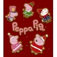 thumbnail image 2 of Women's Peppa Pig Christmas Gingerbread Cookie Characters  Graphic T-Shirt, 2 of 4