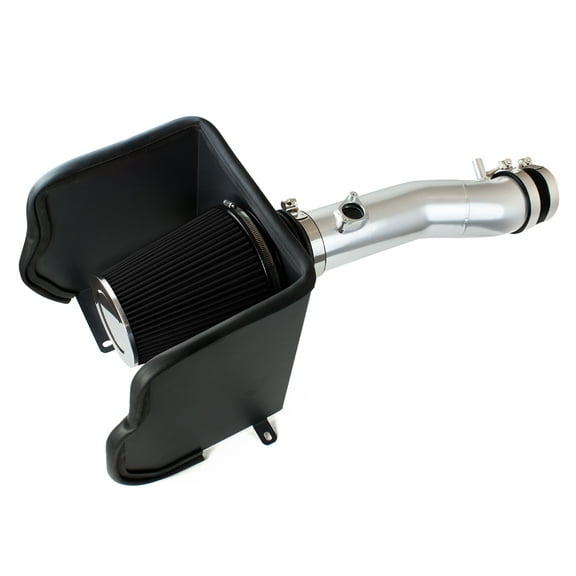 RTUNES RACING HEAT SHIELD COLD AIR Intake Airflow Inductions Kit   FILTER BLACK Compatible For 16-23 Tacoma 3.5L V6