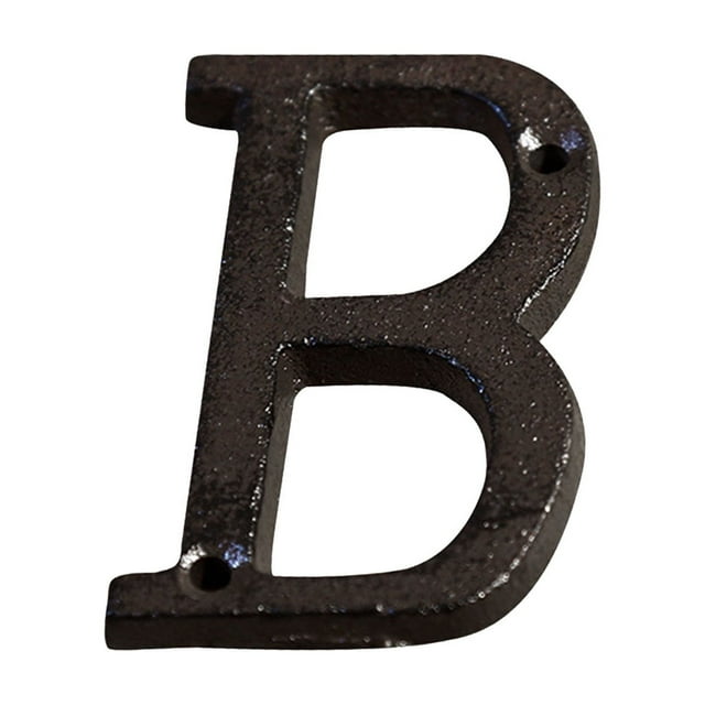 Metal House Numbers under $5! CQCYD Creative Alloy Wrought Iron Letters and Numbers, DIY House Number Sign for Outdoor and Garden, Vintage Metal Alphabet for Personalized Decor