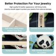 thumbnail image 3 of Panda Travel Portable Square Jewelry Stand - Earring Organizer, Earring Holder, and Jewelry Box - Suitable for Girls and Women, 3 of 6