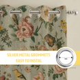 thumbnail image 6 of Vintage Spring Floral Kitchen Curtains Window Panels, Farmhouse Flowers Green Vintage Insulated Window Treatment Curtain, Grommet Curtains for Bedroom/Living Room/Bathroom, 2 Piece 42"Wx84"L, 6 of 8