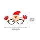thumbnail image 3 of Ganfancp Christmas Decorations Santa Snowman Antler Glasses Gafas Sin Montura Ofertas Flash Liquidación Gafas Sin Montura para Navidad, 3 of 3