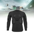 thumbnail image 1 of Padded Compression Shirt,Football Rib Protectors for Football Baseball Basketball, 1 of 7