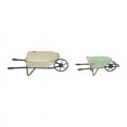 thumbnail image 2 of Elina Homestead Tabletop Metal Farmhouse Wheelbarrow Set of 3, 2 of 6