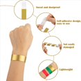 thumbnail image 2 of 600 Pulseras de Colores NeóN para Eventos, Pulseras de IdentificacióN de Actividad Ligeras e Impermeables de Papel SintéTico, 2 of 5