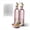 Pink, variant on Glass Olive Oil Bottle Dispenser - 2 Pack- 17oz Oil and Vinegar Cruet - Olive Oil Carafe Decanter for Kitchen
