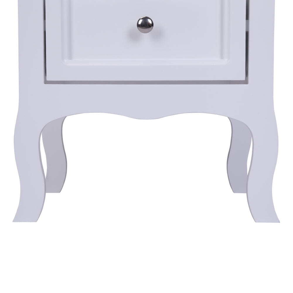 2-Tier Night Table Large Size, White