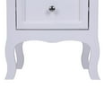 thumbnail image 3 of Country Style Two-Tier Night Table Large Size White, 3 of 20