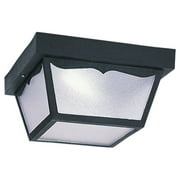 Sea Gull Lighting 79121BLE Ceiling Fixtures Outdoor Ceiling Outdoor Lighting Flush Mount; Black
