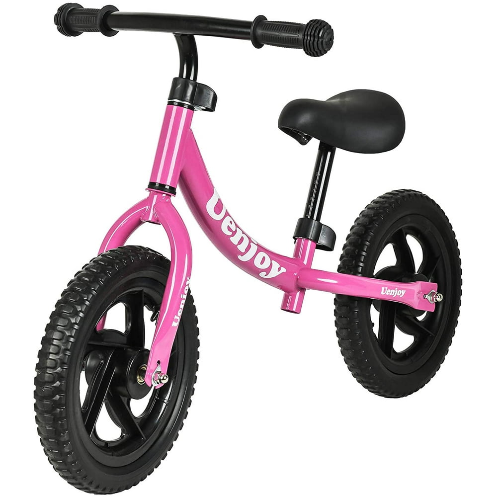 Uenjoy Balance Bike No Pedal Bicycle for 26 Years Old, Starter Toddler Training Bike with EVA