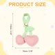 thumbnail image 2 of Encanto de Bolsa de Cereza, Llavero de Cereza de Cuero PU para Mujeres, Lindo Encanto de Bolsa para Accesorios de Bolsa, Rosa-Verde, 2 of 7