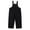 458-Black, variant on LIIPEE Girls Boys Onesie Solid Color Overalls Sleeveless Suspenders Pants Adjustable Strap Jumpsuits With Pocket Comfort Vacation One-Pieces,Black,1-2 Years