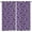 Geometric Stripes, variant on Mandala Geometry Design Extra Long Blackout Curtains, Scattered Round Big and Small Decorative 2-Panel Window Drapes, Dust-Proof Easy to Clean Window Treatments for Bedroom Living Room-W42xL54in