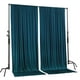 thumbnail image 2 of Cortinas de poliéster con telón de fondo de 3 x 3 m, color verde azulado oscuro AK TRADING, 2 of 7