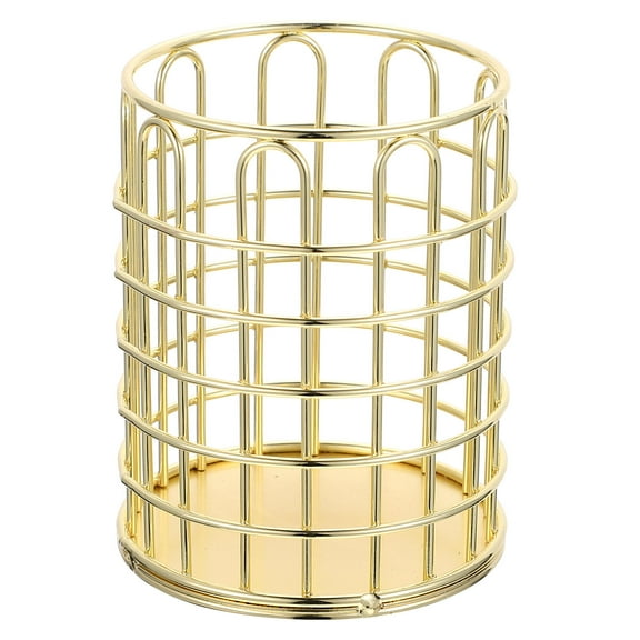 UPKOCH 1Pc Makeup Organizer Golden Cosmetic Storage Box with Finish