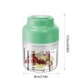 thumbnail image 3 of Máquina para hacer puré de ajo, miniprensadora de ajo inalámbrica, máquina automática para revolver y pelar, extractor de ajo de cocina, batidor de ajo y procesador de alimentos Akmoler, 3 of 9