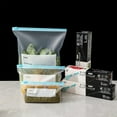 thumbnail image 4 of Sacs Ziploc Réutilisables Anti-Odeurs Refermables pour Sandwich/collations Accessoires de Conservation des Aliments S 20, 4 of 8