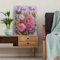 thumbnail image 5 of Qisvanset I Love MOM Floral Butterfly Canvas Print 15.75x11.81 Inches, 5 of 8