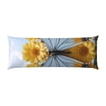 thumbnail image 2 of Picia Vibrant Butterfly And Sunflowers Body Pillow Cover - Super Soft Microfiber 20x54 Body Pillow Case - Envelope Closure, Wrinkle, Stain Resistant Body Pillow Cover,Elegant Bedding, 2 of 8