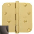 thumbnail image 7 of Baldwin 1140031I 4 x 4 in. Radius Mortise Corner Hinge&#44; Unlacquered Bright Brass, 7 of 7