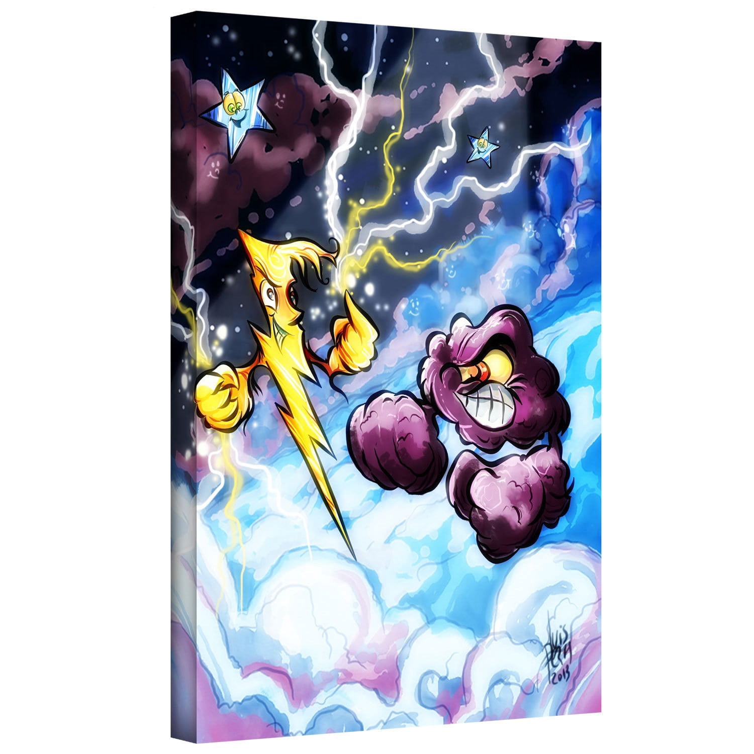 Luis Peres "Lightning" Gallery-Wrapped Canvas