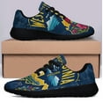 thumbnail image 3 of WeStVirginia Cardinal Rhododendron Black Bear Map Shoes Sneakers Black Size 8.5, 3 of 7