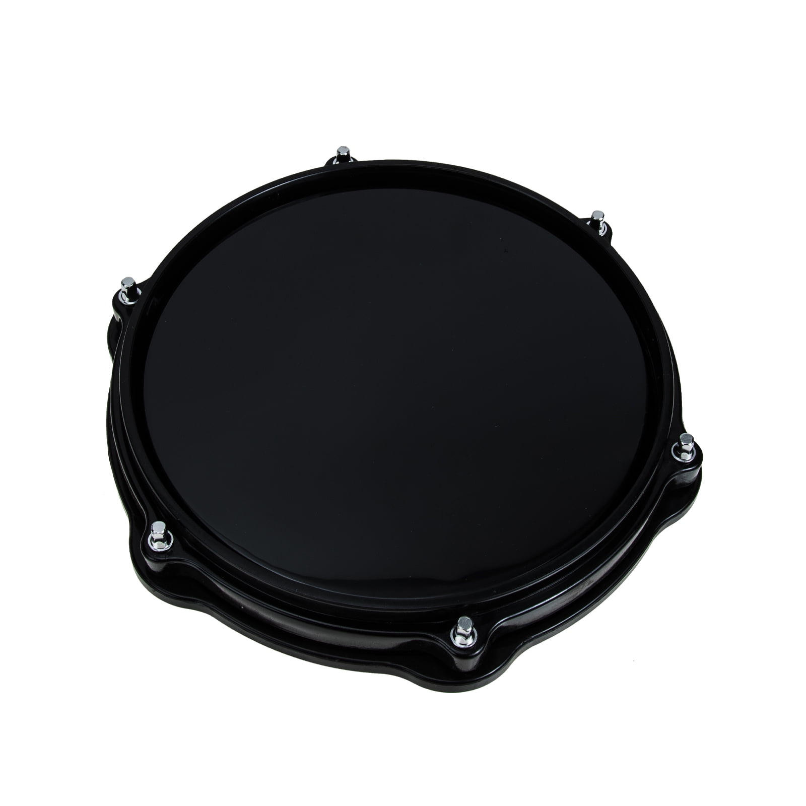 Eease Electronic Drum Practice Pad Rubber for Beginners/Home 10" Black