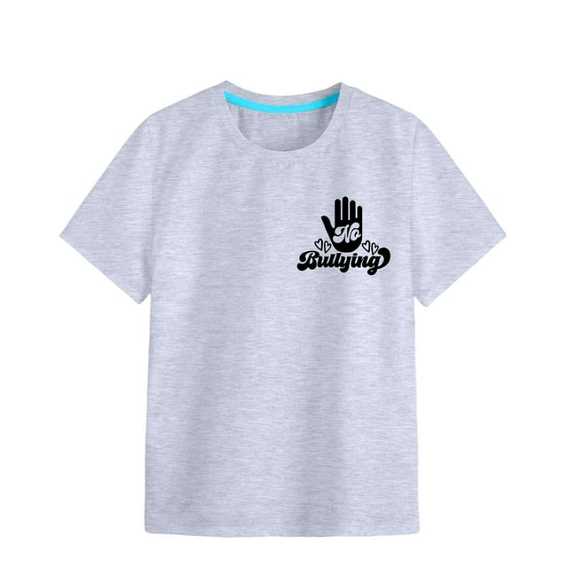 Toddler Boys Summer Tops Tees Soft Short Sleeve Crew Neck Solid Color T Shirt Daily Spring Shirts For Kid 7-8 T