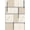Gray, Pattern 1, variant on ODIKA 2'x3' Beige Charcoal Geometric Grid Pattern Washable Doormat Contemporary Southwestern Style Cross Motif Block for Entryway, Kitchen, Laundry Room, Non-Slip, Low Pile