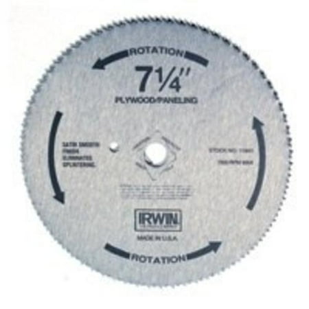 

Irwin Irwin 11840 Plywood Saw Blade 7-1/4 140-Teeth