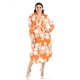 thumbnail image 5 of Vestido sublimado Roman Fashion /Tallas Extras, 4307 (Naranja flor) naranja 36, 5 of 6
