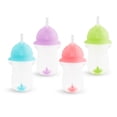 thumbnail image 1 of Vaso con pajita para niños pequeños Munchkin Any Angle, 300 ml, paquete de 4 unidades, azul/verde/rosa/morado, 1 of 7