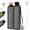 Black Clear, variant on 32oz Slim Water Bottle [Lightweight & Shatterproof] with Straw and 2 , Stainless Steel Lid &  Straw Lid for Travel, , School, Gym- Dishwasher Safe(Black Clear)