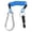 Blue, variant on CZSCPDAW Stainless Steel Trailer Breakaway Cable with Coiled Spring, Carabiner and Pull Pin for RVs and Boats