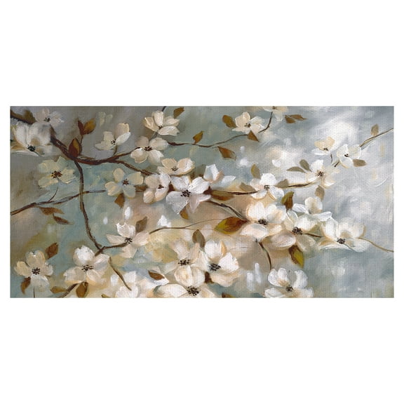 Masterpiece Art Gallery Blossoms Of May Panel By Nan Canvas Art Print 24" x 48"