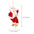 thumbnail image 3 of 1PC Lovely Climbing Rope Old Man Doll Toy Creative Christmas Tree Pendant, 3 of 7
